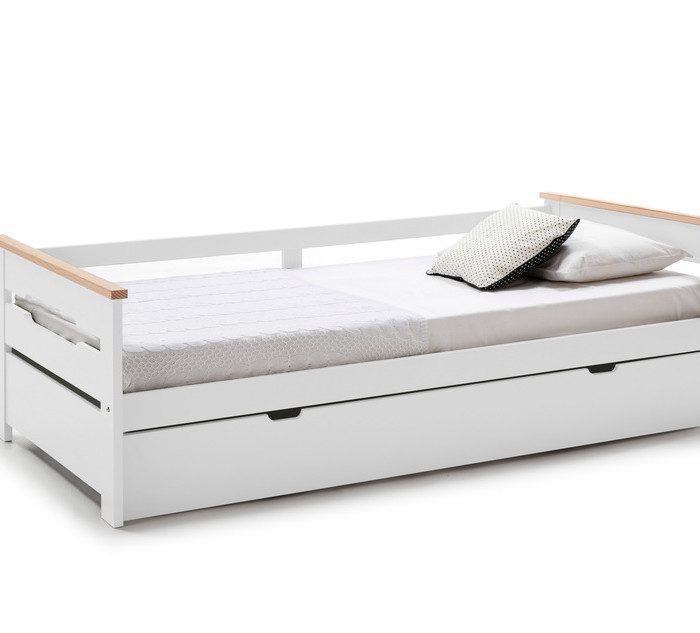 Cama Blanca Nido con cama elevable Elisa 90x190cm/90x180 cm - imagen 2