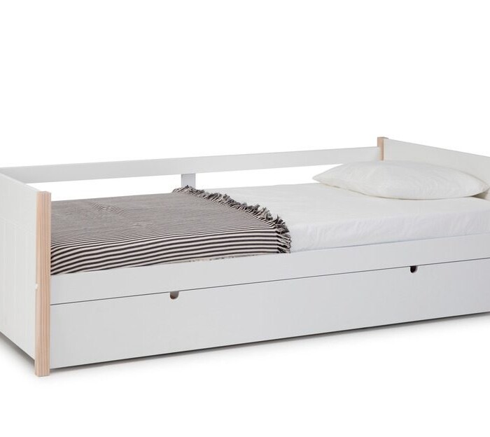 Cama Blanca Nido con cama elevable Kiara 90x190cm/90x180 cm