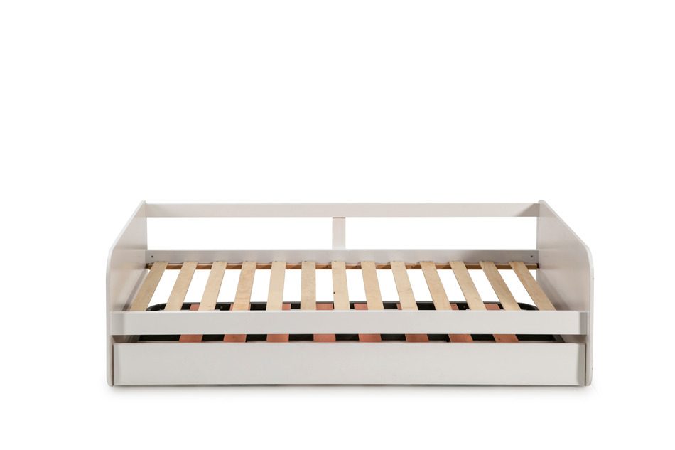 Cama Blanca Nido con somier de arrastre elevable Redonda - imagen 3