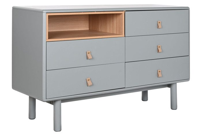 Comoda MDF pu azul