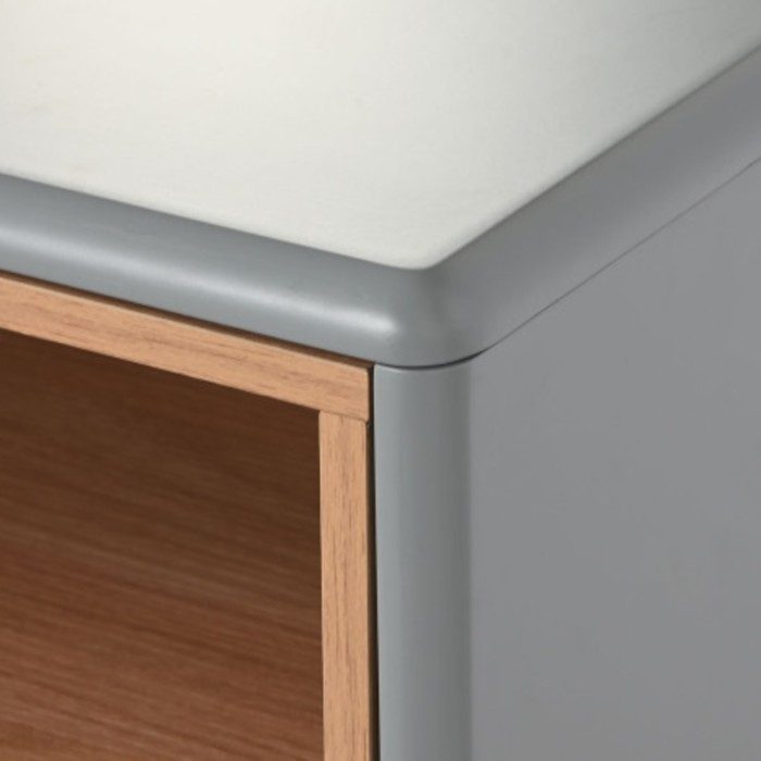 Comoda MDF pu azul - imagen 2