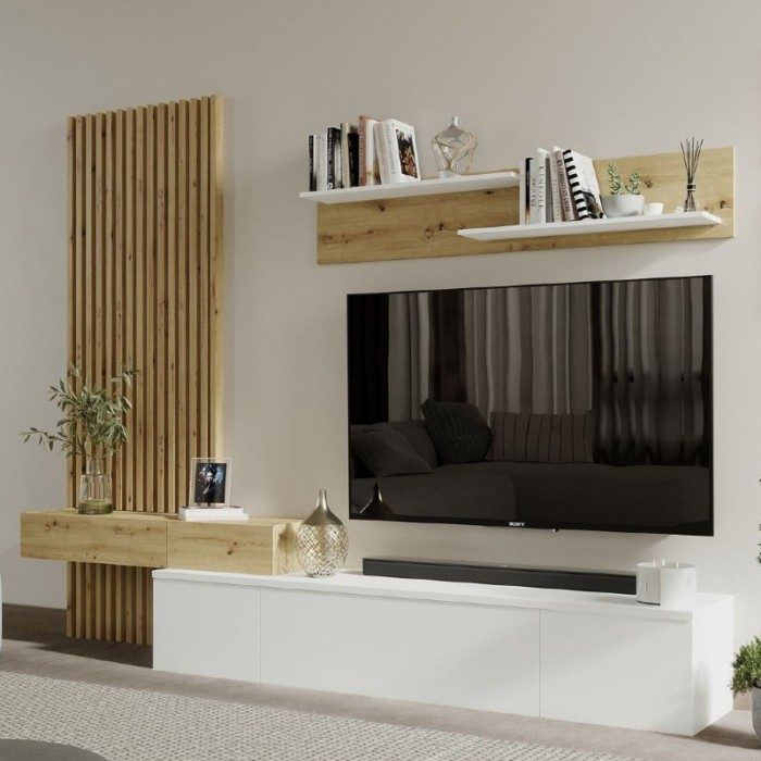 Composición apilable de comedor con panelado Ribera Blanco - imagen 3