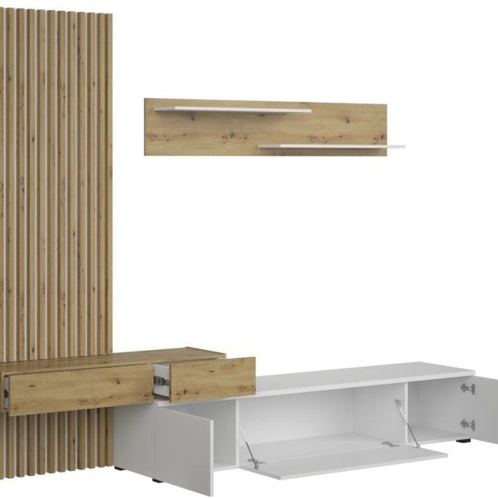 Composición apilable de comedor con panelado Ribera Blanco - imagen 4