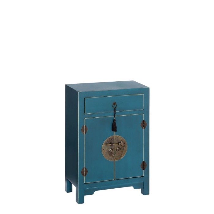Mesita 2 puertas y 1 cajón