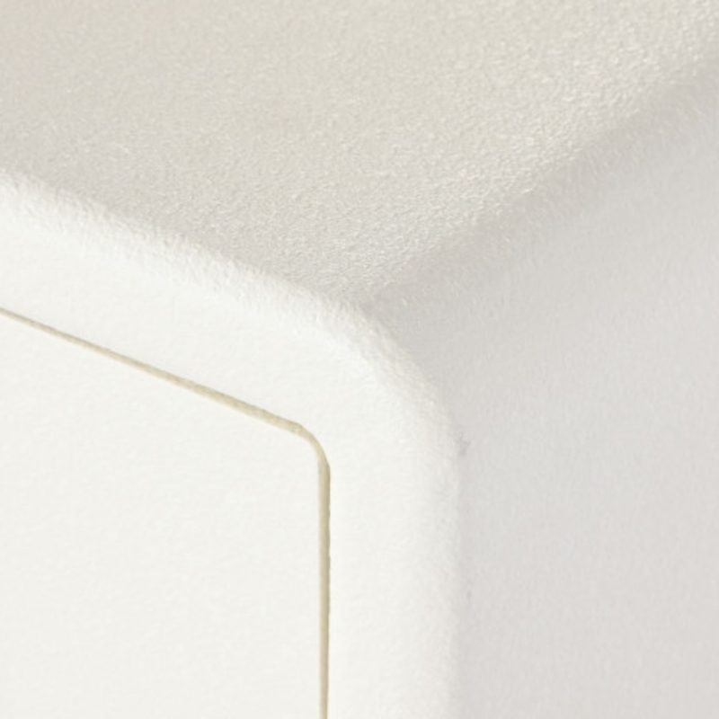 Mesita de noche MDF puerta blanco 3D - imagen 2