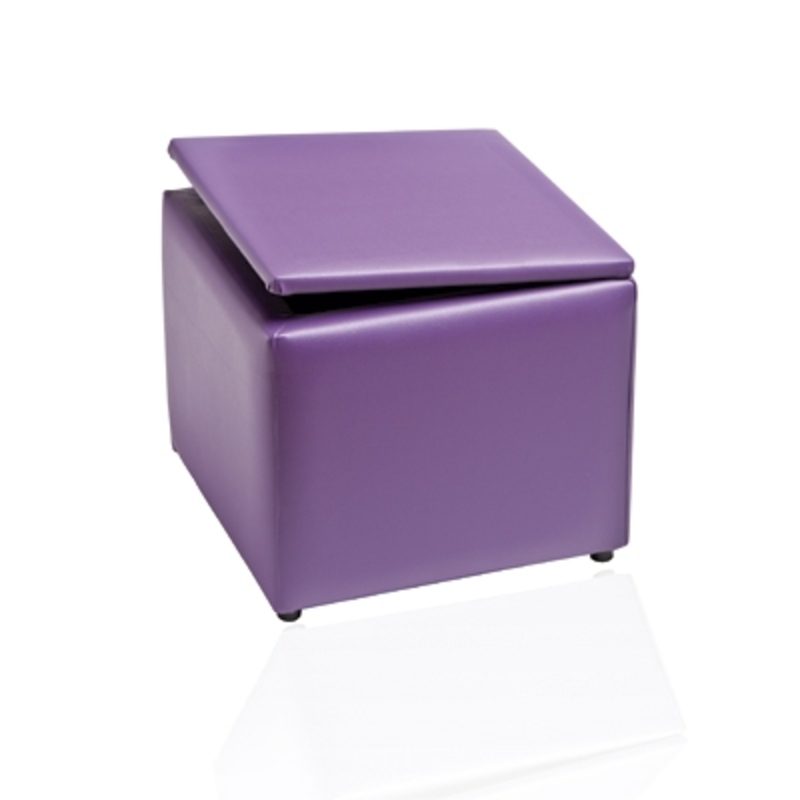 Puff cuadrado abatible Modelo Lilas