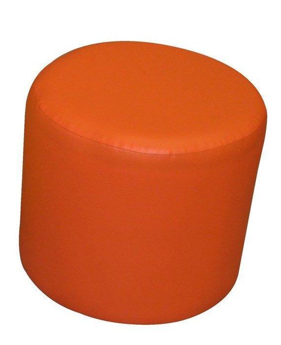 Puff redondo fijo Modelo Naranja