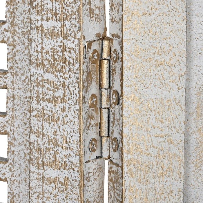Biombo mango y mdf decape blanco Modelo Cuadrado - imagen 5