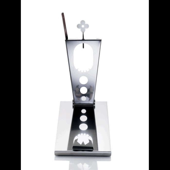 Soporte jamonero plegable en acero inoxidable Zen con cuchillo Arcos - imagen 2