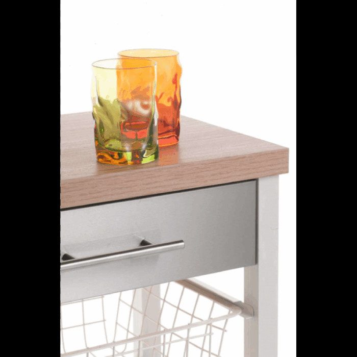 Carrito de cocina verdulero Onda Blanco - imagen 3